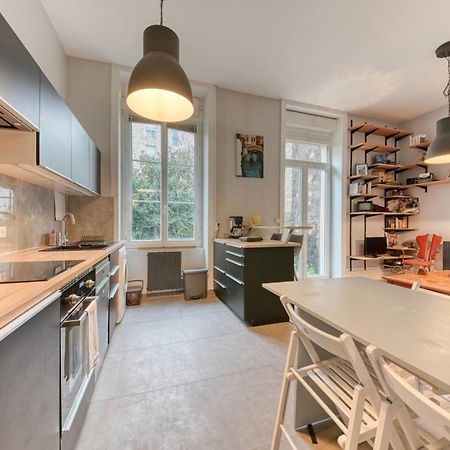 Le Garden City - Bel Appartement Avec Jardin Prive Villeurbanne Bagian luar foto