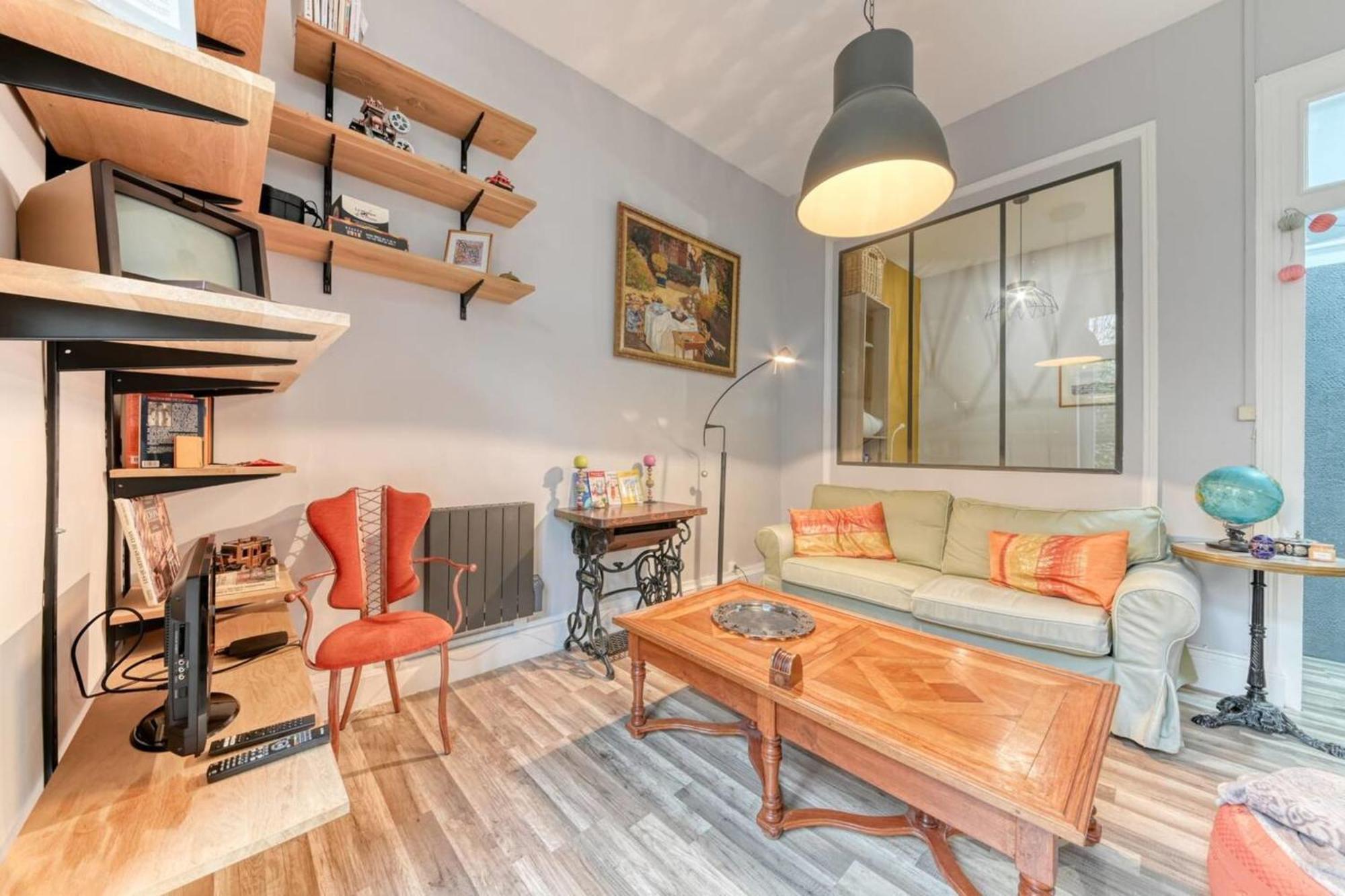 Le Garden City - Bel Appartement Avec Jardin Prive Villeurbanne Bagian luar foto